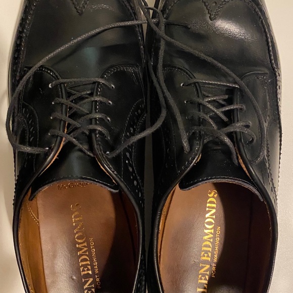 Allen Edmonds McGregor Wingtip Black 11D NEW